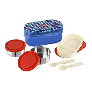 Cello Big Bite 3 Container Lunch Packs Blue