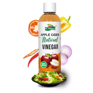 Dr. Patkar's Apple Cider Vinegar 100% Natural Filtered | 5 % Acidity | Immunity Booster| Suitable For Weight-loss | Best For Cooking and Salad Dressing 200 ml