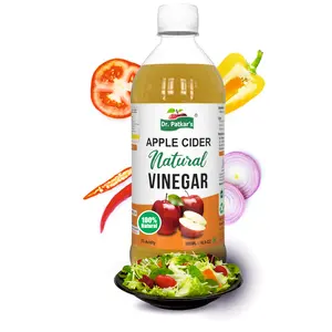 Dr. Patkar's Apple Cider Vinegar 100% Natural Filtered | 5 % Acidity | Immunity Booster| Suitable For Weight-loss | Best For Cooking and Salad Dressing 500 ml