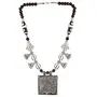 Beads Tibetan Silver Oxidised Necklace for Women
