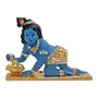 Lord Krishna Makhan Chor Shri Krishan Idol God Statue Gift Item (H-8 cm)