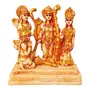 Marble Look Hindu God Shri Ram Darbar Statue Lord Rama Sita Laxman and Hanuman