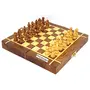Wooden Handmade Standard Classic Chess Board Game Foldable Size 8 Inches