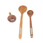 Brown Wooden Skimmer - 3 Pieces