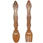 Beautiful Miniature Wooden Fork Spoon Wall dcor Hanging Panel