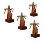 Unique Hand Carved Rosewood Nose-Shaped Eyeglass Spectacle Holder Family Pack (Set of 4)