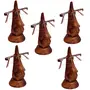 Beautiful Unique Hand Carved Rosewood Nose-Shaped Eyeglass Spectacle Holder Family Pack (Set of 5)