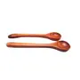 Brown Wooden Spoon Set