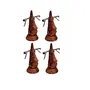 Handmade Wooden Nose Shaped Specs Stand Spectacle Holder Family Pack of 4 Pcs