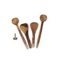 Brown Wooden Kitchen Tool - Pack of 5