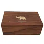 Playing Card Rosewood Deck Case Holder Box