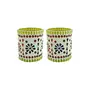 Glass Mosaic Candle Votive VOT-39X39-3inch (Pack of 2)