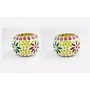 Glass Mosaic Candle Votive VOT-30X30-3inch (Pack of 2)