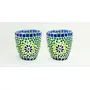 Glass Mosaic Candle Votive VOT-67X67-4inch (Pack of 2)