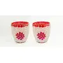 Glass Mosaic Candle Votive VOT-65X65-4inch (Pack of 2)