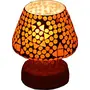 Glass Mosaic Table Lamp Orange Color -1