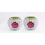 Glass Mosaic Candle Votive VOT-56X56-4inch (Pack of 2)
