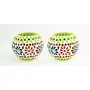 Glass Mosaic Candle Votive VOT-58X58-4inch (Pack of 2)