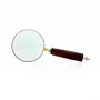 Functional Real Brass Antique Magnifying Glass (10.16 cm x 27.94 cmHCF350)