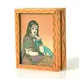 Little India Precious Gemstone Painting Jewellery Box Gift (123 Brown)