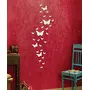 Exclusive Offer - {Get (pack of 10) 3D butterfly wall sticker with every order} - Butterflies Silver (Pack of 30) 3D aCryliC stiCker 3D aCryliC stiCkers for wall 3D mirror wall stiCkers 3D aCryliC wall stiCker 3D deCorative stiCkers 3D aCryliC home wall d