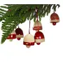 Handcrafted Wooden Christmas Dcor (Red)
