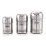 Stainless Steel Bullet Tea Coffee Sugr Canisters