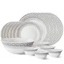 Borosil Classic Opalware Dinner Set 19-Pieces White
