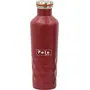 Vaccum Insulated Stainless Steel Screw Cap Dotted Design Bottle - Hot/ (Red500ml)