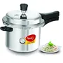 Pigeon by Stovekraft Deluxe Aluminium Pressure Cooker 3 Litres Silver