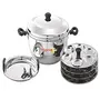 Pigeon Hot 24 Idly Pot with Steamer Capacity:7500ml