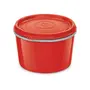 MILTON Microwow Stainless Steel Lunch Container 500ml Red