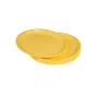 Signoraware Plastic Dinner Plate Set 33cm Set of 6 Yellow