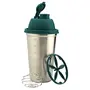 Signoraware Shake n Shake Stainless Steel Sports Shaker Bottle with Blending Ball and Whisking Wheel 650ml Green Set of 1