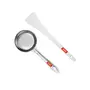 Sumeet Stainless Steel Perfect Dosa Making Spoon/Ladle Set of 2 Pcs (1 Turner 1 Short Pour Ladle with Flat Base)