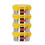 Sumeet Airtight & Leak Proof Steelexo S.S. Containers with Stainless Steel Lid - Size 300ML - 4 Pcs
