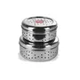 Sumeet Stainless Steel Hole Puri Dabbas/Flat Canisters with Air Ventilation Size No.8-12.5cm Dia & No. 9-14 cm Dia