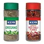 KEYA Oregano -9 g and Red Chilli Flakes -40 g Combo