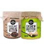 The Butternut Co. Cashew Butter Unsweetened & Chocolate Hazelnut Spread Creamy 200 gm Each - Pack of 2 (No Added Sugar Vegan High Protein Keto)