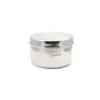 Coconut Hammered Stainless Steel Container/Storage Box/Deep Betha Dabba/Grocery Box - 1 Qty (4000 ML)