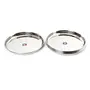 NP Khumcha/Dinner Plate Size 11 24 cms (Pack of 6 Stainless Steel)