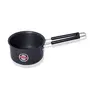 Embassy Hard Anodised Sauce Pan 0.8 Litre (Size 9 14 cms) Gas Stovetop Compatible Black