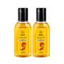 JIVA Massage Oil Enriched with ayurvedic herbs for regular massage improves skin tone & texture-60 ml (Pack of 2)