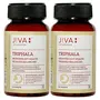 Jiva Triphala Tablet - 120 Tablets - Pack of 2 - Pure Herbs Used 100% Ayurvedic Formulation Improves Bowel Movement & Indigestion Constipation and Digestive Disorders