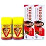 Vicco Vajradanti Powder-100g(Pack of 2) plus 150g Paste (Pack of 2)