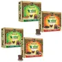 Zed Black Gauved Sambrani Cup Combo - 2 Loban + 2 Guggal - Made with Cow Dung & Eco Friendly Ingredients - Pack of 4