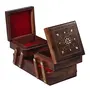 Wooden Jewellery Jewel Boxes Storage Box Organizer Gift Box for Women Necklace Earring Set Bangles Churi Holder Gift for Men Dimension - 8 x 4 x 3 Inch