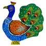 Peacock Shape 7 Piece Wooden Creative Educational Jigsaw Puzzles for Kids/Children (Dimensions Length - 5.5 Width - 6 Height - 0.5 Inch Multi Colour) Educational Toys for Kids