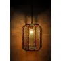 Vintage Gold Moroccan Metal Hanging Pendant Ceiling Light E - 14 Bulb Holder Without Bulb 21 x 21 x 29 cm