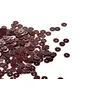 Brown Round Centre Hole Sequins (4 mm) (Pack of 250 Grams) - for Embroidery Beading Art and Craft